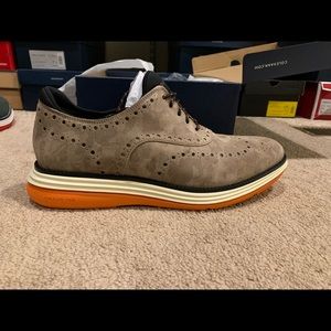 Brand New COLE HAAN Original Grand Ultra Oxfords in Cobblestone Color Size 11